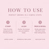 BrowStamp Eyebrow Stamp Kit - Fuller Natural Brows in Seconds