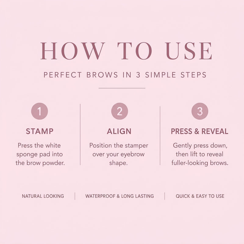 BrowStamp Eyebrow Stamp Kit - Fuller Natural Brows in Seconds