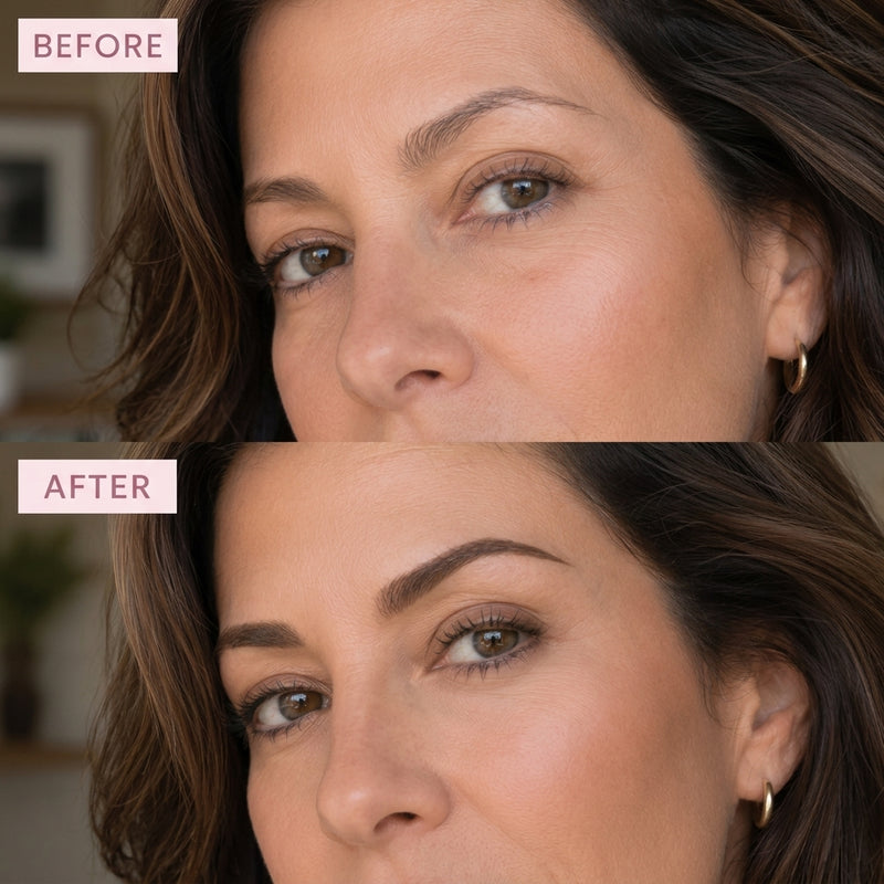 Natural eyebrow result